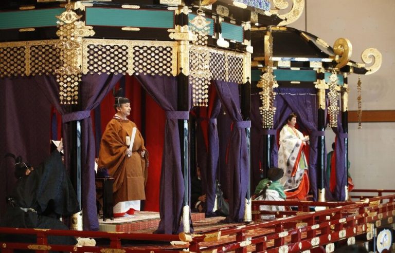پایان جشن های ژاپنی ها برای تاجگذاری امپراتور