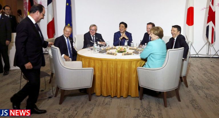 بعداً ، امانوئل ماکرون ، رئیس جمهور فرانسه گفت که رهبران کشورهای عضو G7 در آخرین اجلاس خود، نتوانستند درباره دعوت روسیه به این باشگاه به اجماع برسند و آنگلا مرکل ، صدراعظم آلمان ، امکان تجدید گروه 8 را با موضوع اوکراین مطرح نمود.