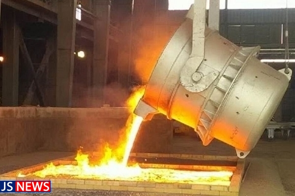 خام - رشد ۱۰ درصدی تولید فولاد خام ایران