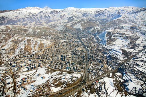 در تهران نیم متر برف بارید