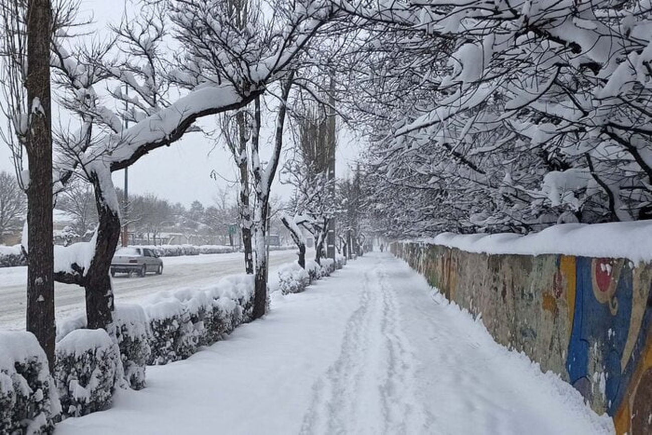 برف در تهران