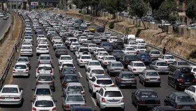 ترافیک جاده های برون شهری در آستانه نوروز ۱۴۰۲