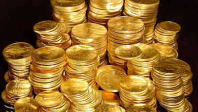 ارزان شدن طلا و سکه