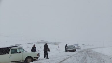 بارش برف و باران در محورهای این ۴ استان