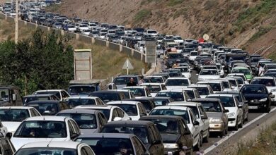 ترافیک فوق سنگین در خروجی تهران