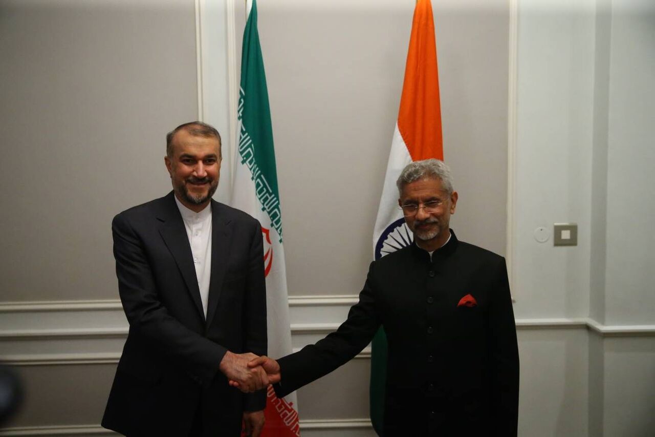 وزرای خارجه ایران و هند دیدار کردند