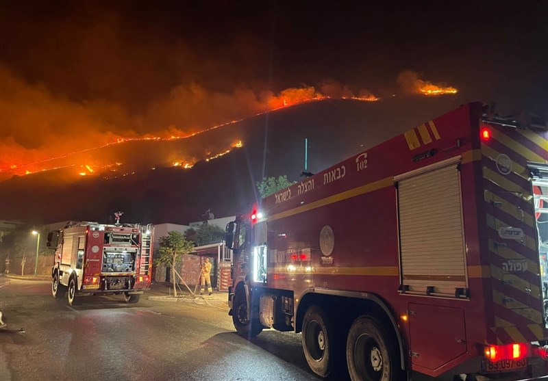 آتش‌سوزی در خطوط انتقال محصول پالایشگاه گاز بیدبلند خلیج‌ فارس