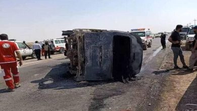 جان باختن ۷ زائر ایرانی در سانحه رانندگی در عراق