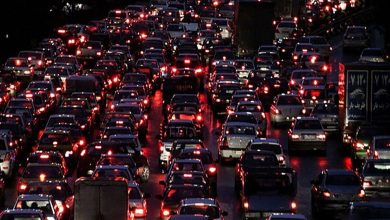 ترافیک فوق سنگین در آزاد راه تهران - شمال