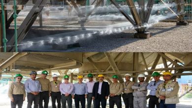 راه اندازی سامانه مه‌پاش برای مدیریت دمای محیط واحدهای نیروگاهی مولد برق در شرکت فجر انرژی خلیج فارس