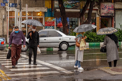 هواشناسی: تداوم و تشدید بارش باران در استان‌های شمالی تا روز جمعه
