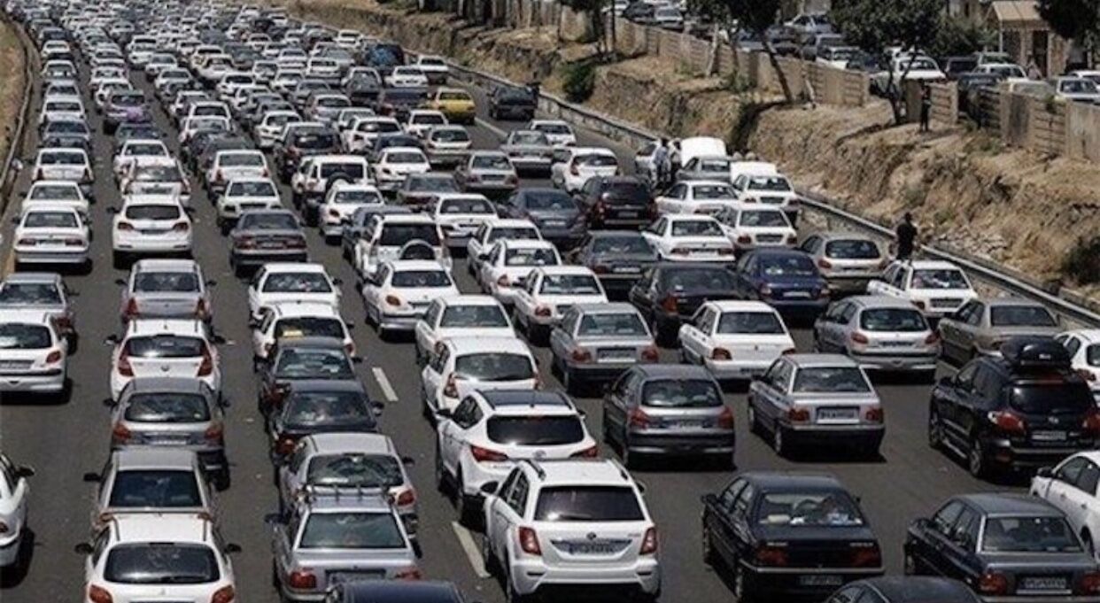 ترافیک سنگین در ورودی های شرقی تهران