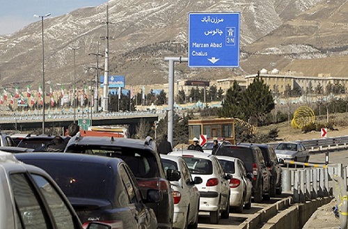 تردد در این مسیر از جاده چالوس تا اطلاع بعدی ممنوع شد