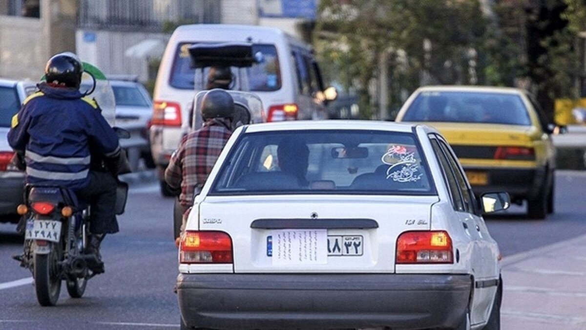 برخورد پلیس راهور با مخدوش کنندگان پلاک خودرو