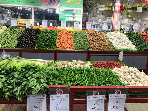 اعلام قیمت عمده ۵۴ قلم میوه و صیفی در میادین تره‌بار تهران