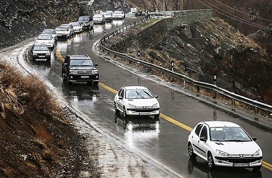 اعلام آخرین وضعیت جوی و ترافیکی در جاده چالوس