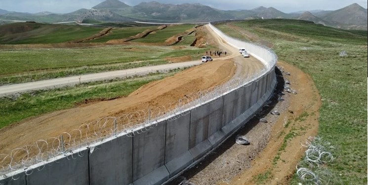 تکمیل دیوار امنیتی ترکیه در مرز ایران