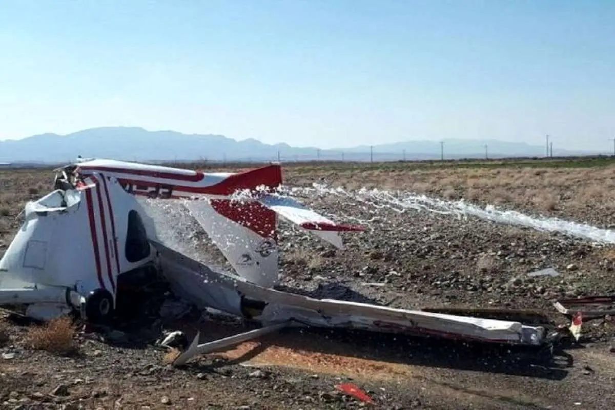 جزپیات سقوط هواپیما در استان فارس