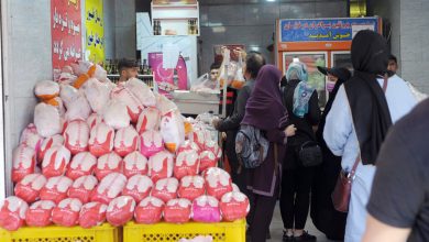 قیمت مرغ در بازار امروز ۹ بهمن