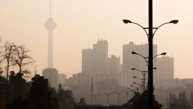 هشدار؛ کیفیت هوای تهران در این ۱۳ نقطه قرمز شد