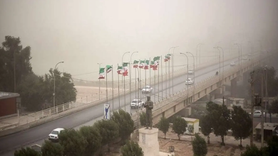 کاهش دمای هوا و وزش باد شدید در تهران