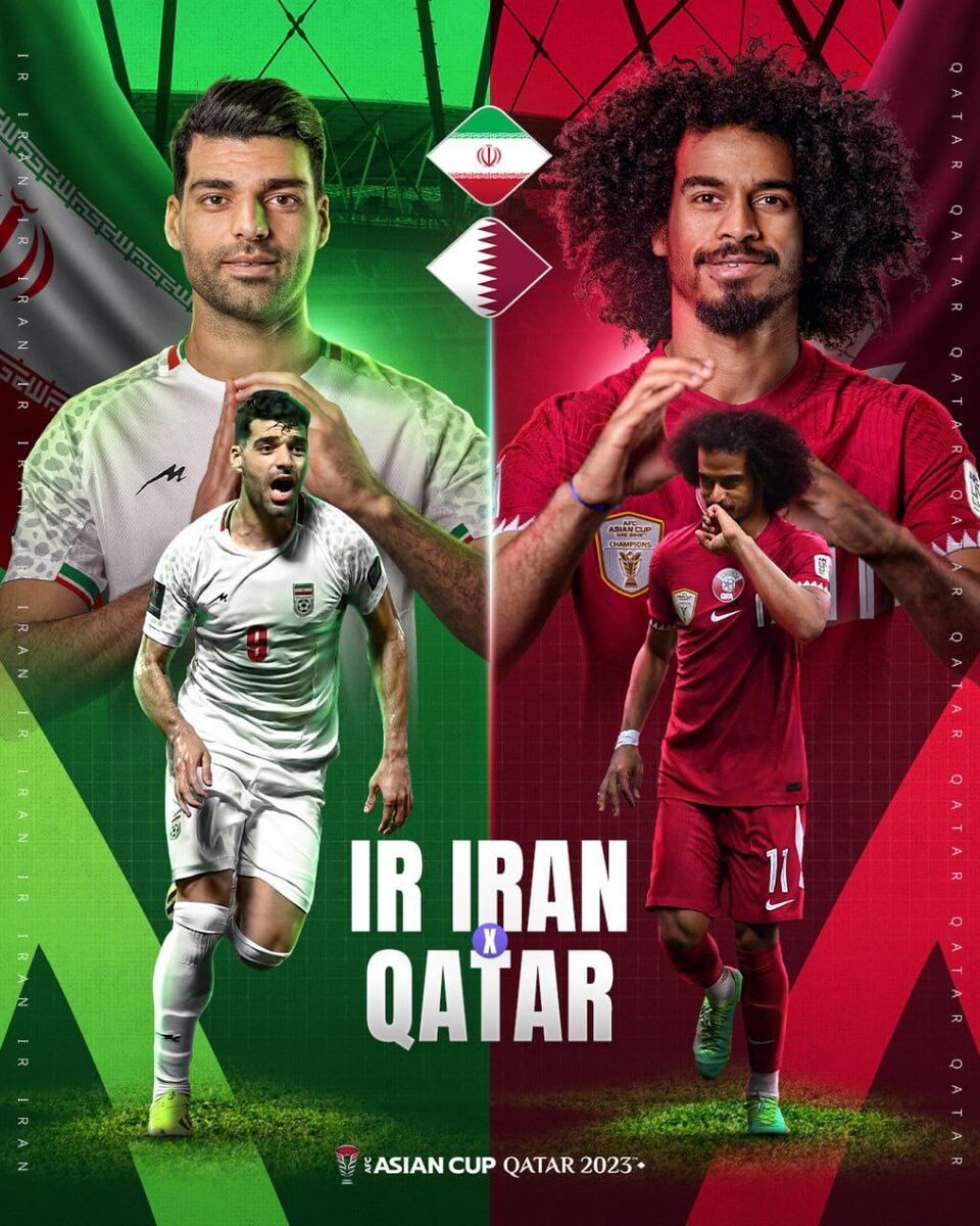 مرحله نیمه نهایی جام ملت های آسیا، ایران2 قطر2