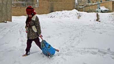 یخبندان و برودت هوا مدارس استان مرکزی را غیر حضوری کرد