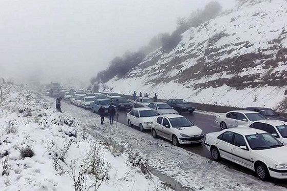 آخرین وضعیت جوی و ترافیکی در جاده چالوس