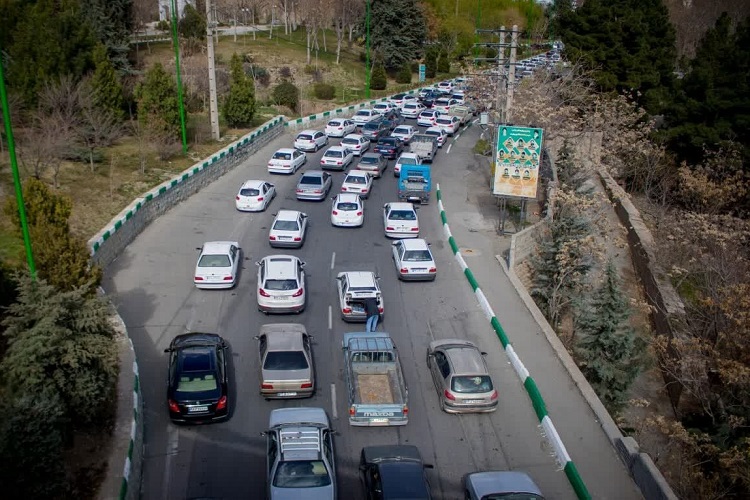 ترافیک در این مسیر آزادراه تهران شمال سنگین شد