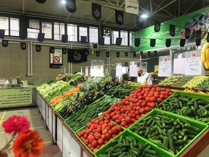قیمت انواع میوه و سبزی در میادین تره بار