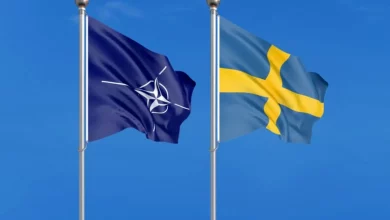 پرچم سوئد در مقر ناتو برافراشته شد