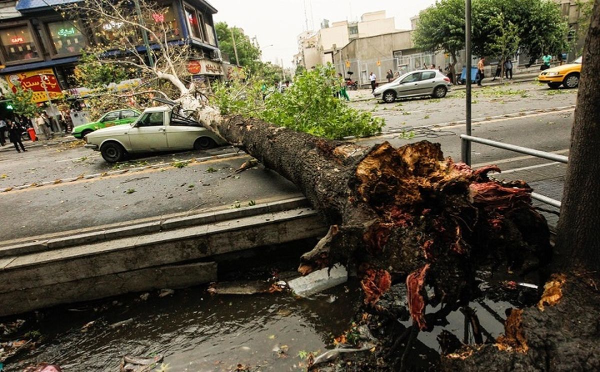 صدور هشدار وزش باد شدید در تهران