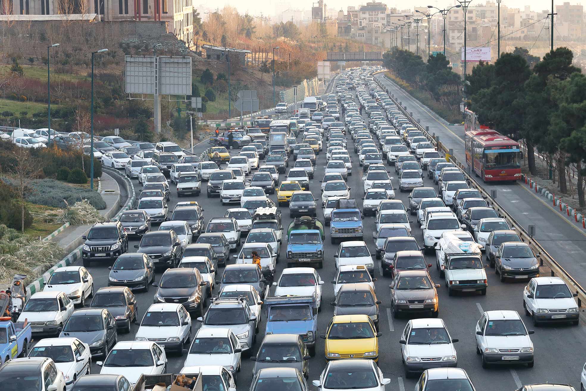 ساعت ترافیک تهران