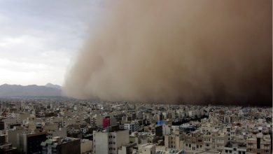 طوفان امروز در تهران حادثه آفرید