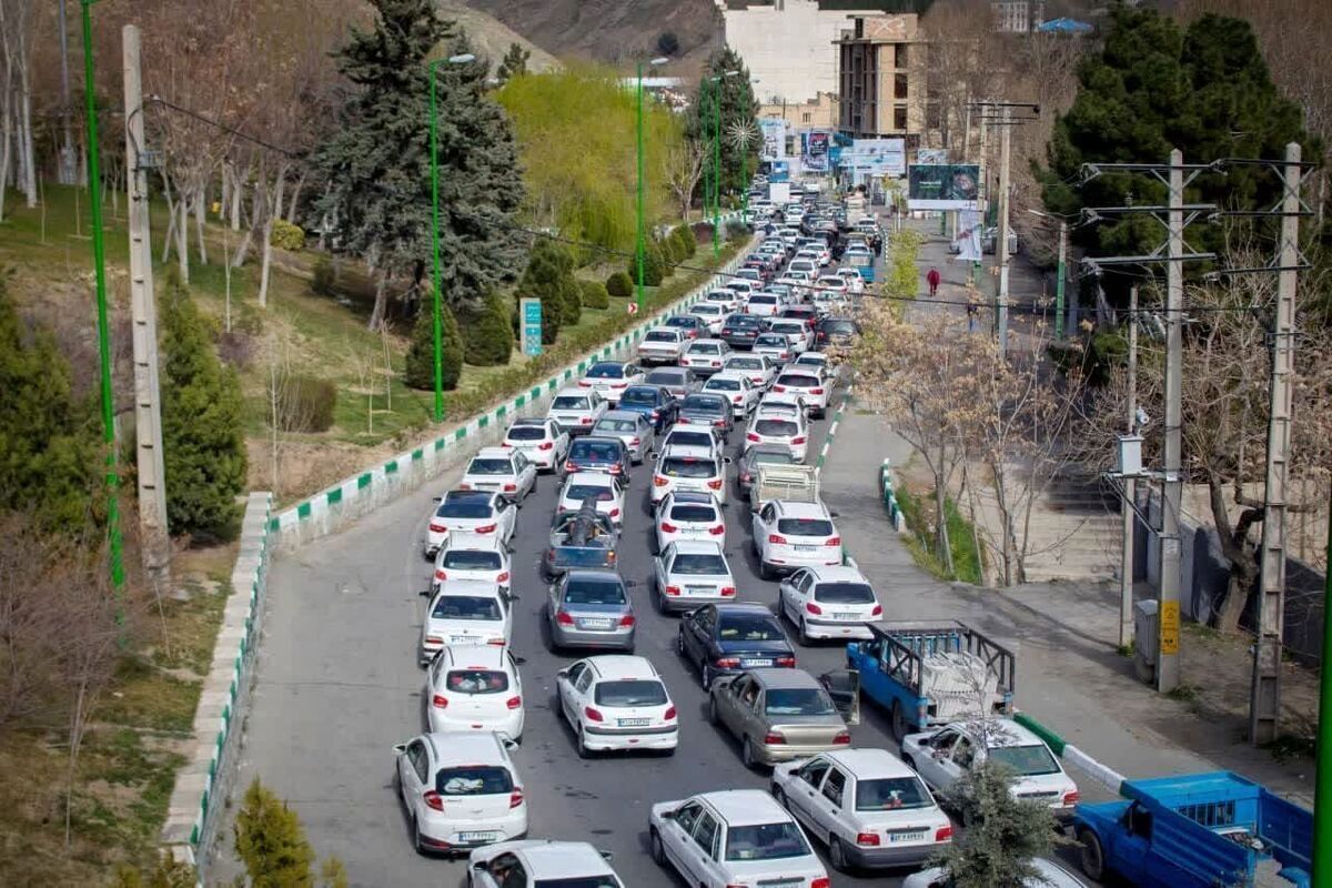 ترافیک در آزاد راه تهران - شمال