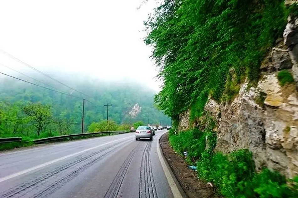 تردد عادی جاده چالوس