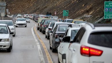 ترافیک سنگین در مسیر جنوب به شمال جاده چالوس+مسیرهای مسدود