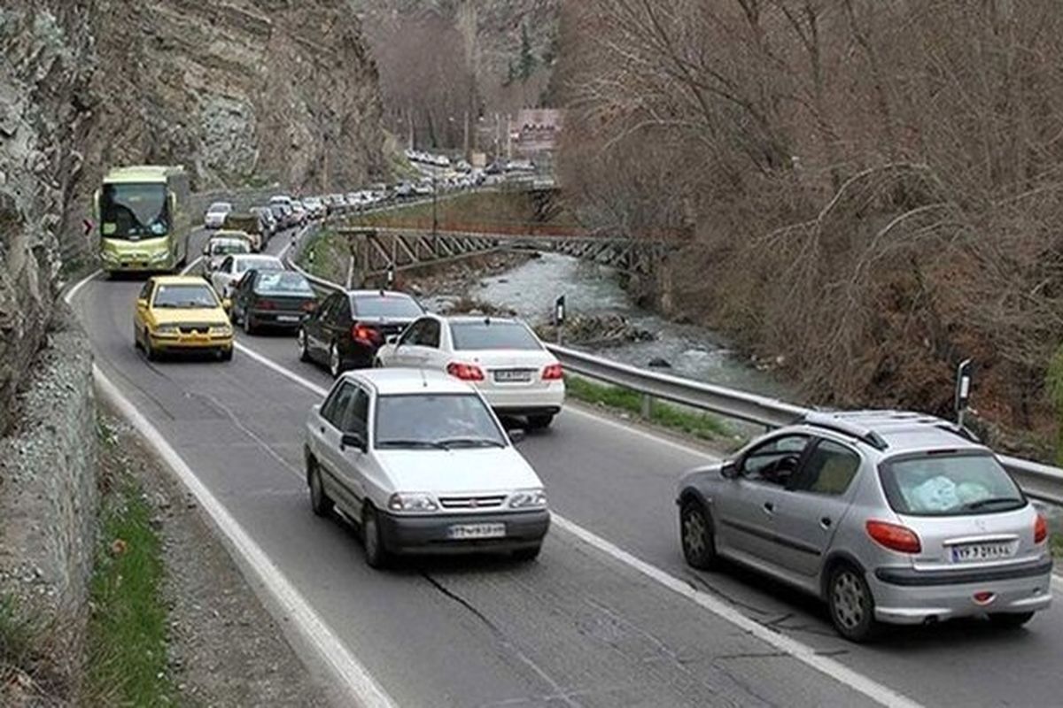 تردد جاده های شمالی