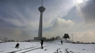 تهران در سرمای شدید