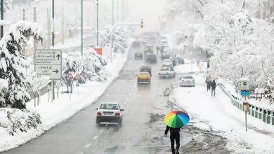 آخر هفته برف باران تهران