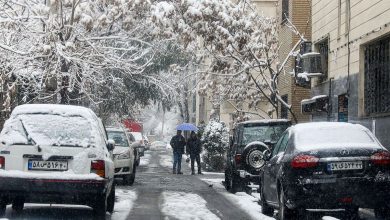 بارش برف در تهران