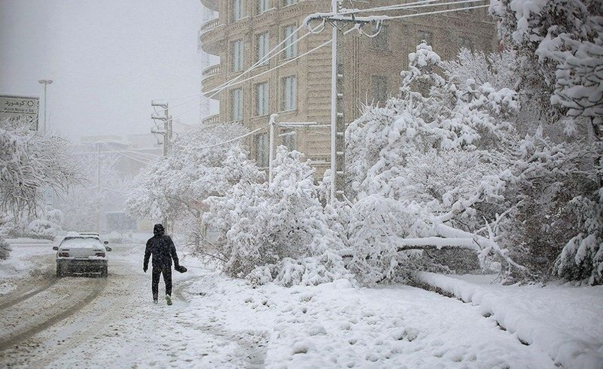 برف و یخبندان تهران