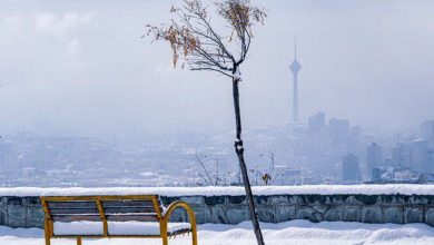 دمای نزولی تهران