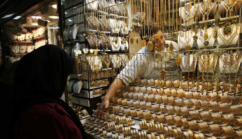 ریزش قیمت طلا در بازار تهران