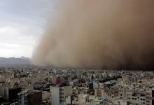 طوفان از تهران تا چالوس در حرکت است