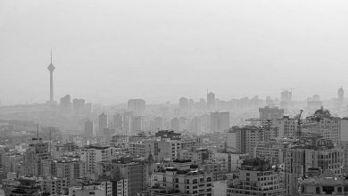 وضعیت هوای تهران ناسالم