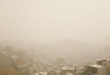 گرد و غبار شدید