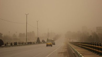 گرمای شدید وزش باد خوزستان