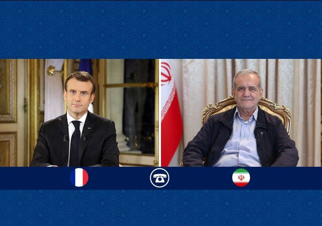 پزشکیان مکرون