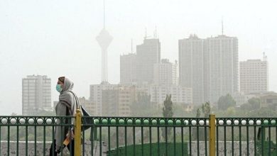 شاخص کیفیت هوا به ۱۳۸ رسید
